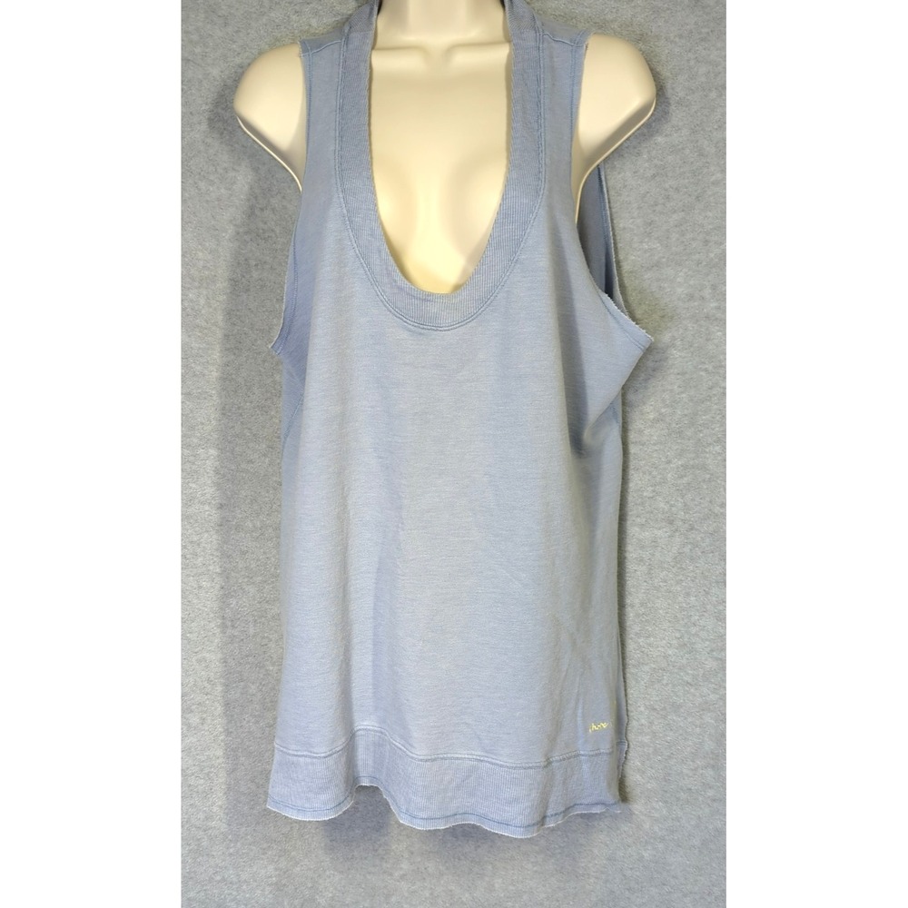 Intimately Free People More Chill Tank Top M Powder Blue Knit French Terry Soft